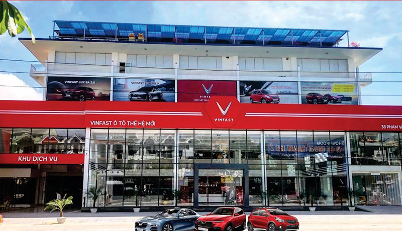 vinfast car showroom design