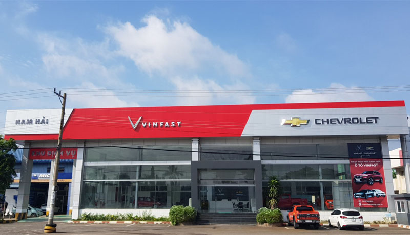 vinfast car showroom design