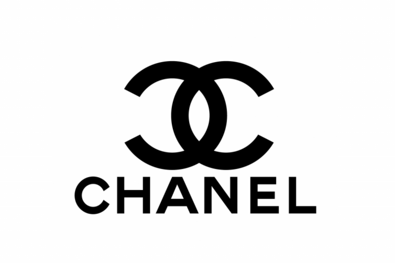 Logos of famous fashion brands