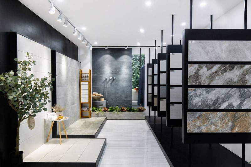 Ceramic tile showroom