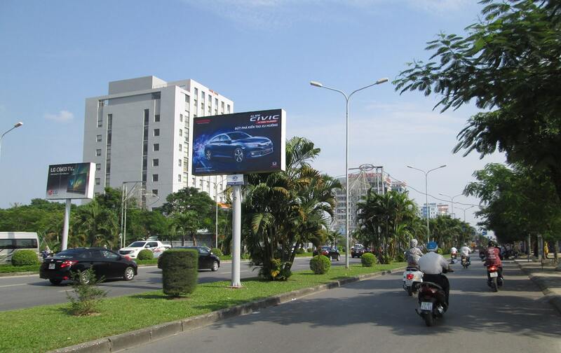 make a billboard in Hanoi