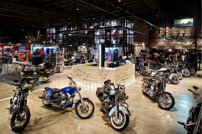 motorcycle repair shop design