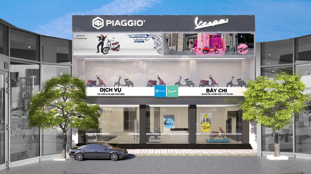 showroom facade design