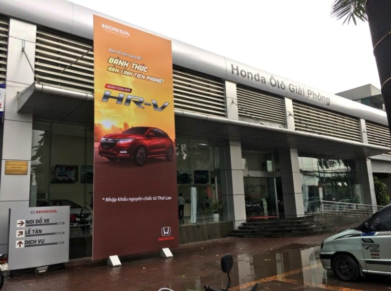  thiết kế showroom ô tô honda