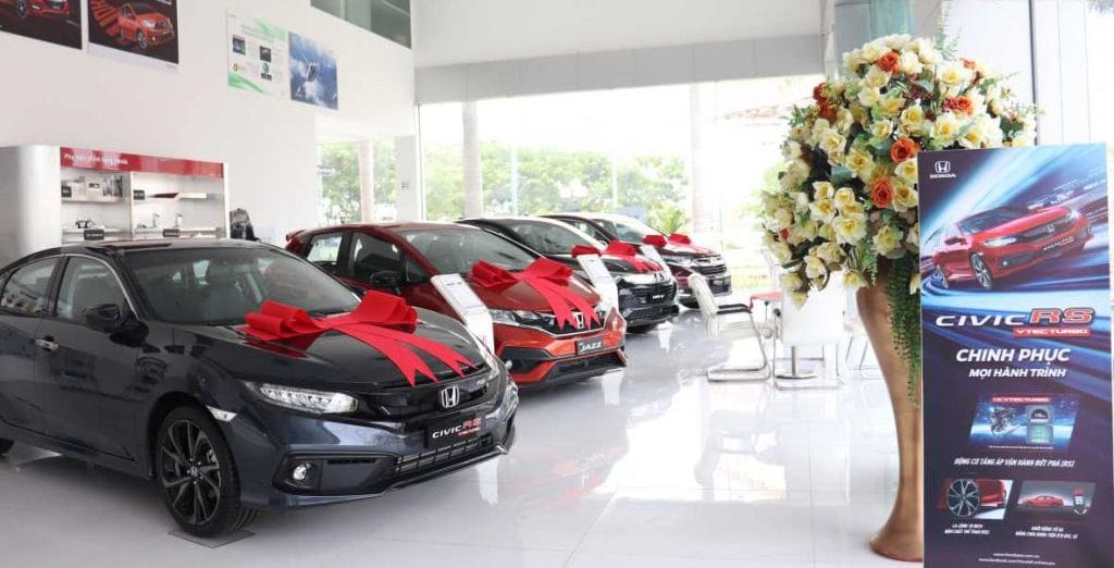  thiết kế showroom ô tô honda