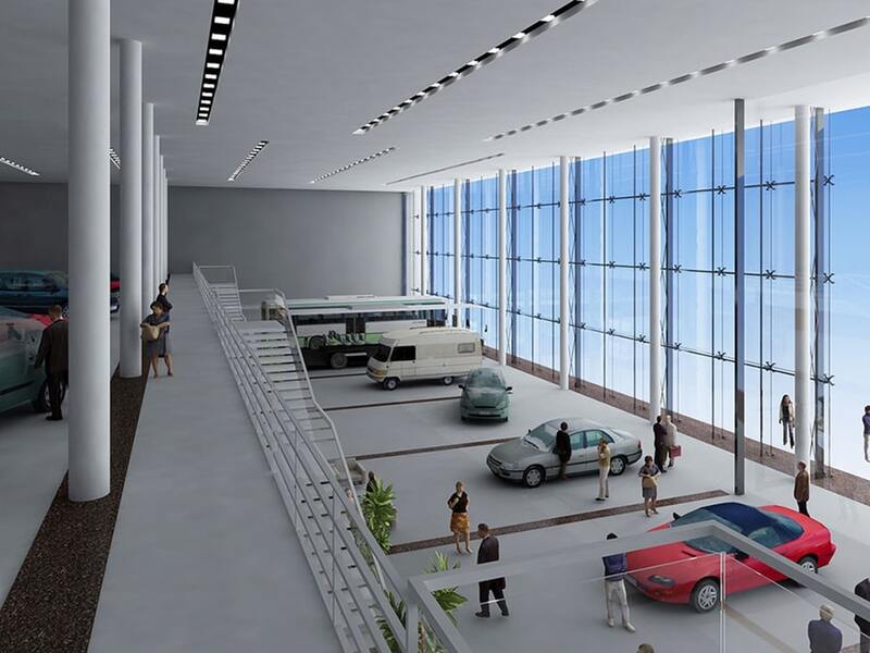   car showroom design