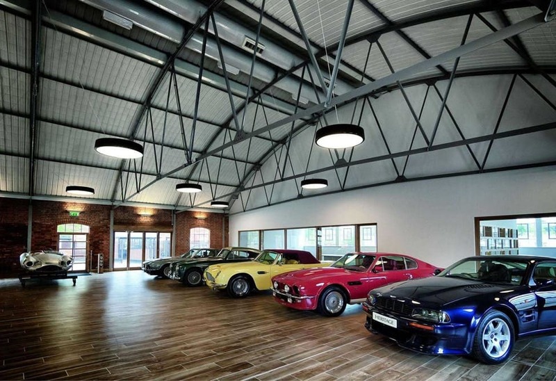 beautiful car showroom