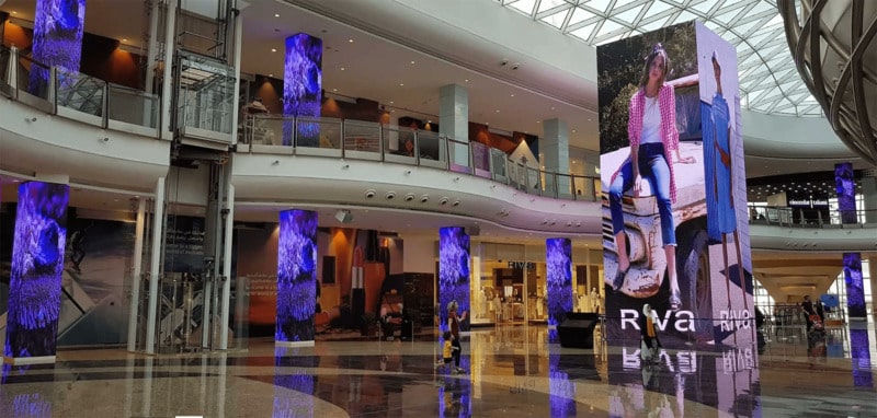 Indoor advertising led screen