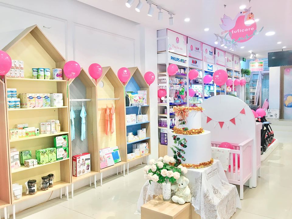  milk diaper shop design