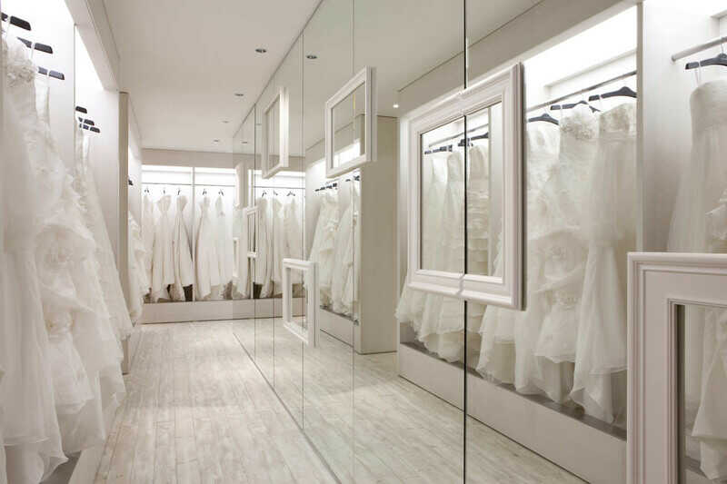 thiết kế nội thất showroom áo cưới