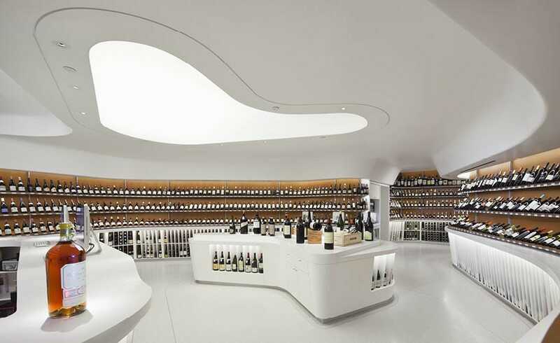 thiết kế showroom rượu